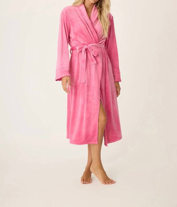 PJ SALVAGE Other - NEW PJ SALVAGE velvety velour robe in fucshia pink